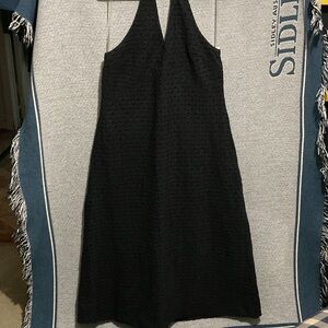 Elegant Black Halter Dress